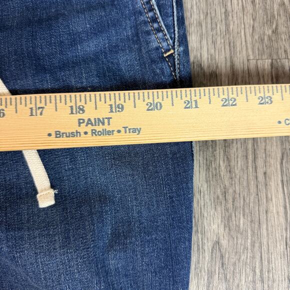 Torrid Feel The Fit 2R Distressed Jogger Jeans Blue Elastic Waist Denim Pants - Picture 7 of 7